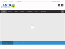 Tablet Screenshot of iantdbrasil.com.br